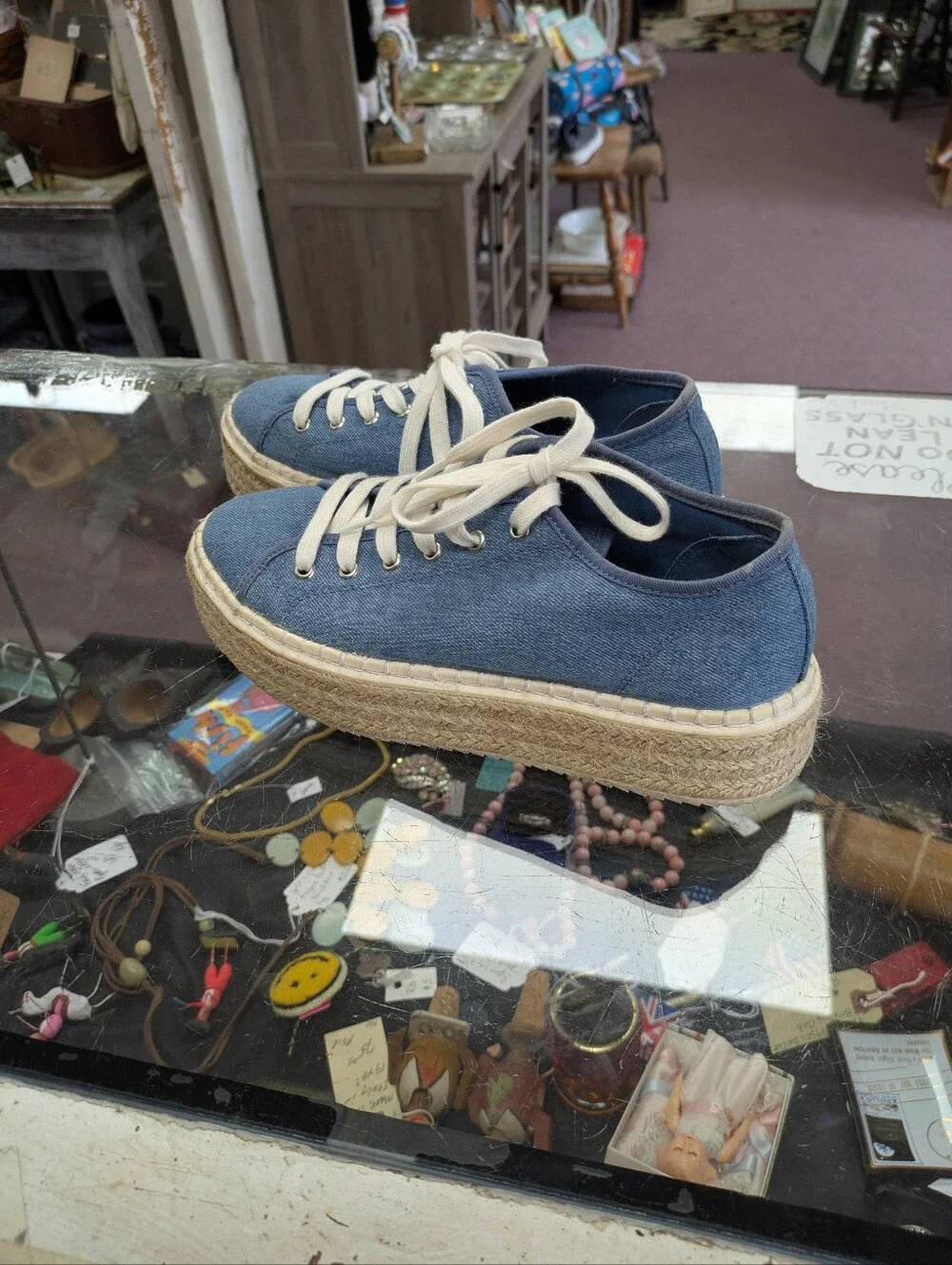 H&M Denim Espadrille Sneakers